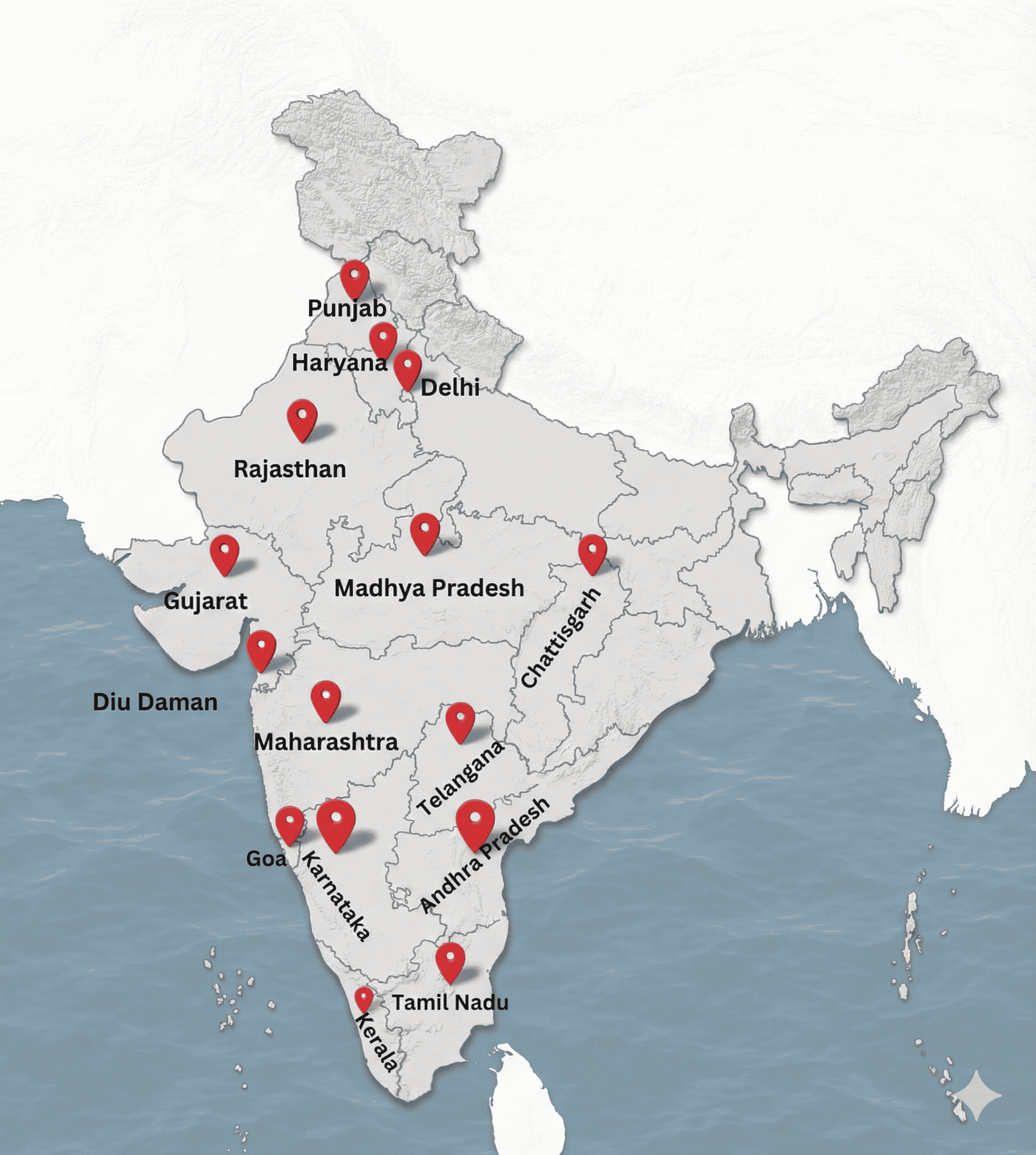 Terabyte Service Locations Across India
